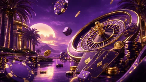 Premium casino-themed hero banner for Betfriday featuring luxury elements, vibrant colors, and a captivating design.